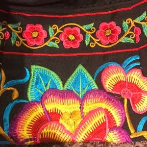 Boho Handmade Embroidered Clutch/Crossbody